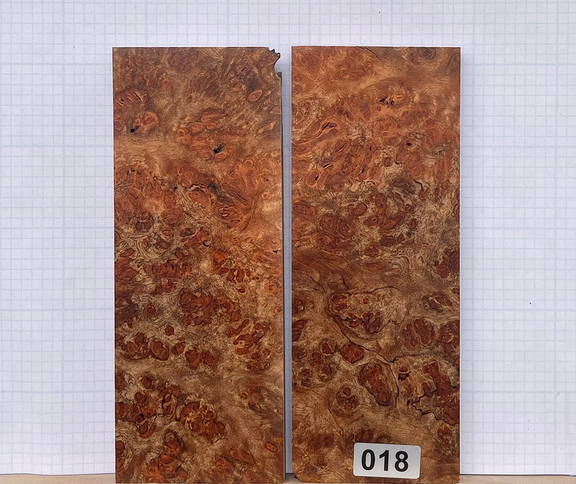 Chechen Rosewood Burl Custom Scales #018