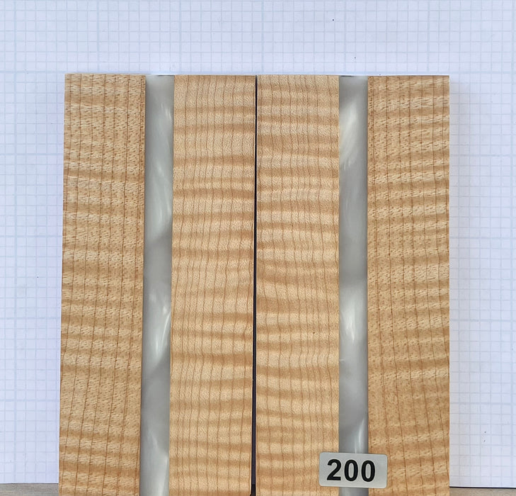 Curly Maple & Pearl Custom scales #200