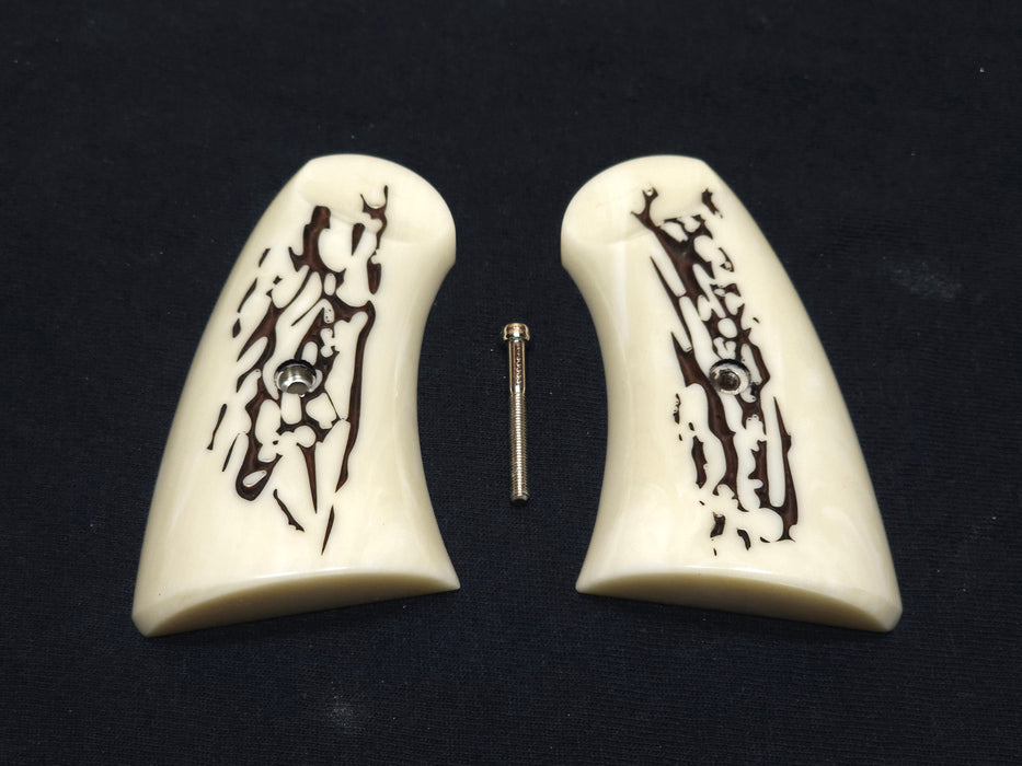 Faux Stag Uberti Schofield Grips