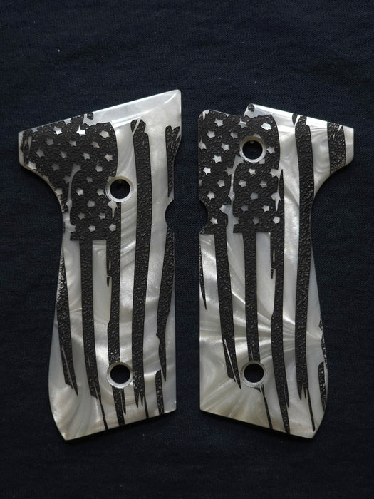 Pearl American Flag Beretta 92fs Grips