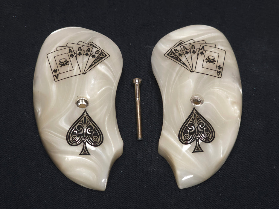 Pearl Dead Mans Hand Bond Arms Derringer Grips