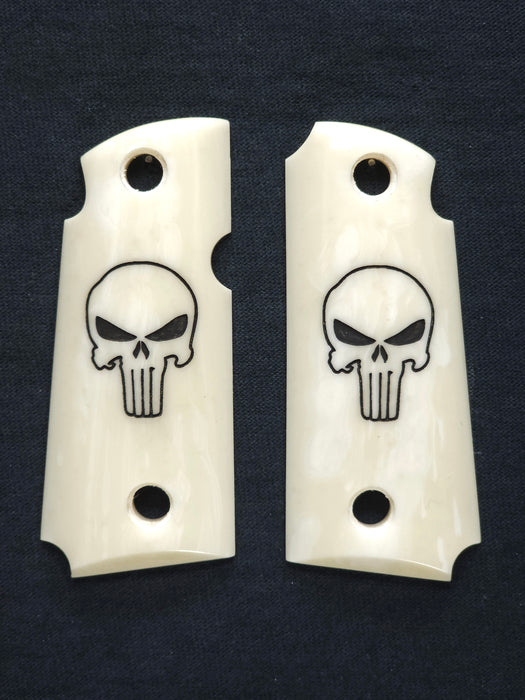 Faux Ivory Punisher Kimber Micro 380 Grips