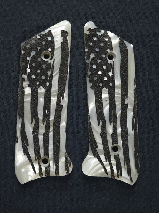 Pearl American Flag Ruger Mark II/III Grips