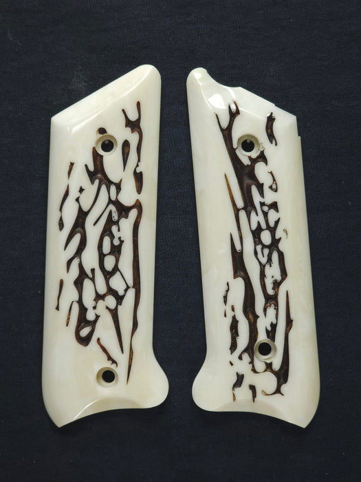 Faux Stag Ruger Mark II/III Grips