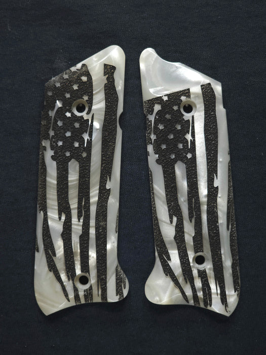 Pearl American Flag Ruger Mark IV Grips