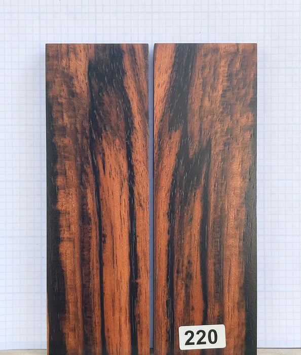 Macassar Ebony Custom scales #220