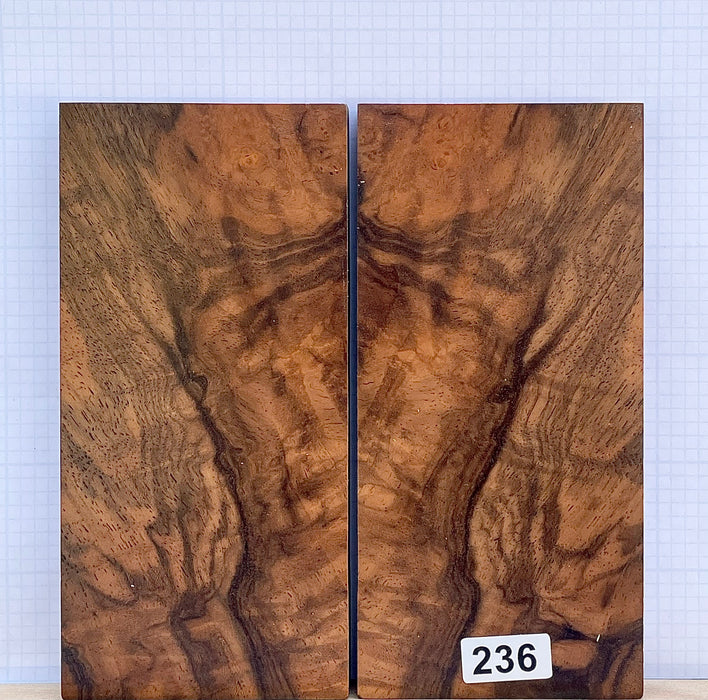 Turkish Walnut Burl Custom scales #236