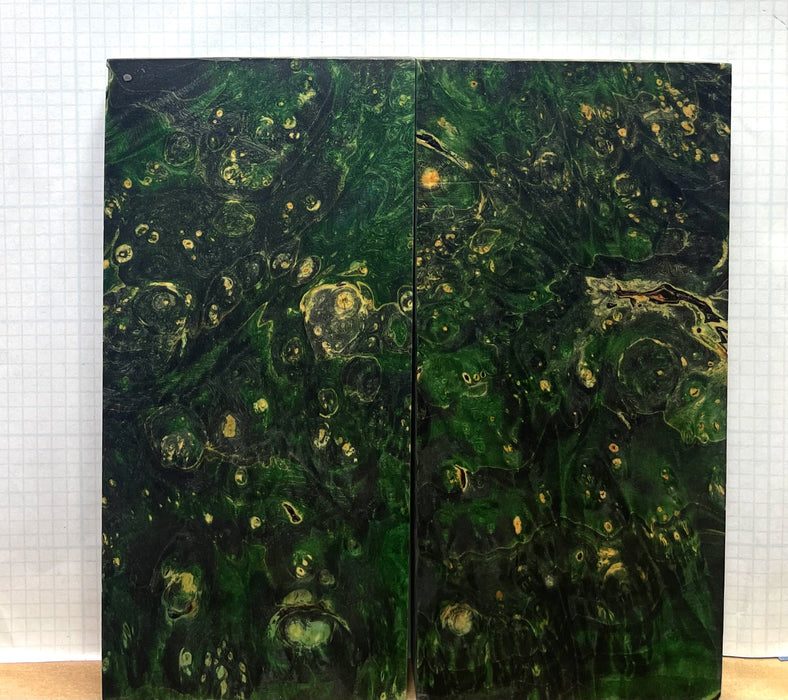 Dyed Box Elder Burl Custom scales #279