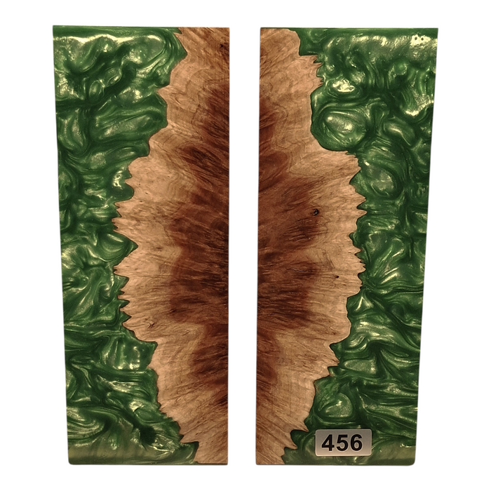 Mallee Burl & Green Pearl Scales #456
