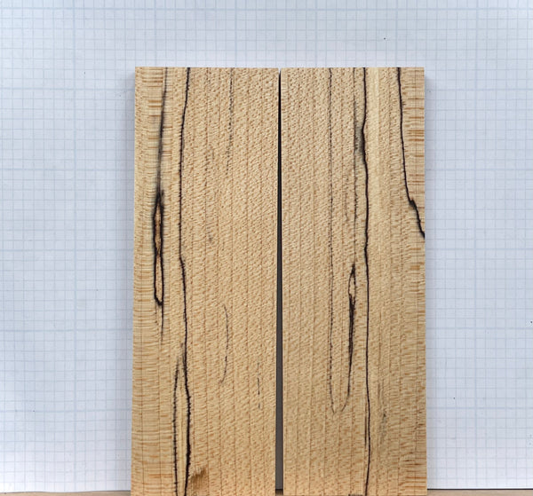 Black line Spalted Maple Wood Custom scales #050