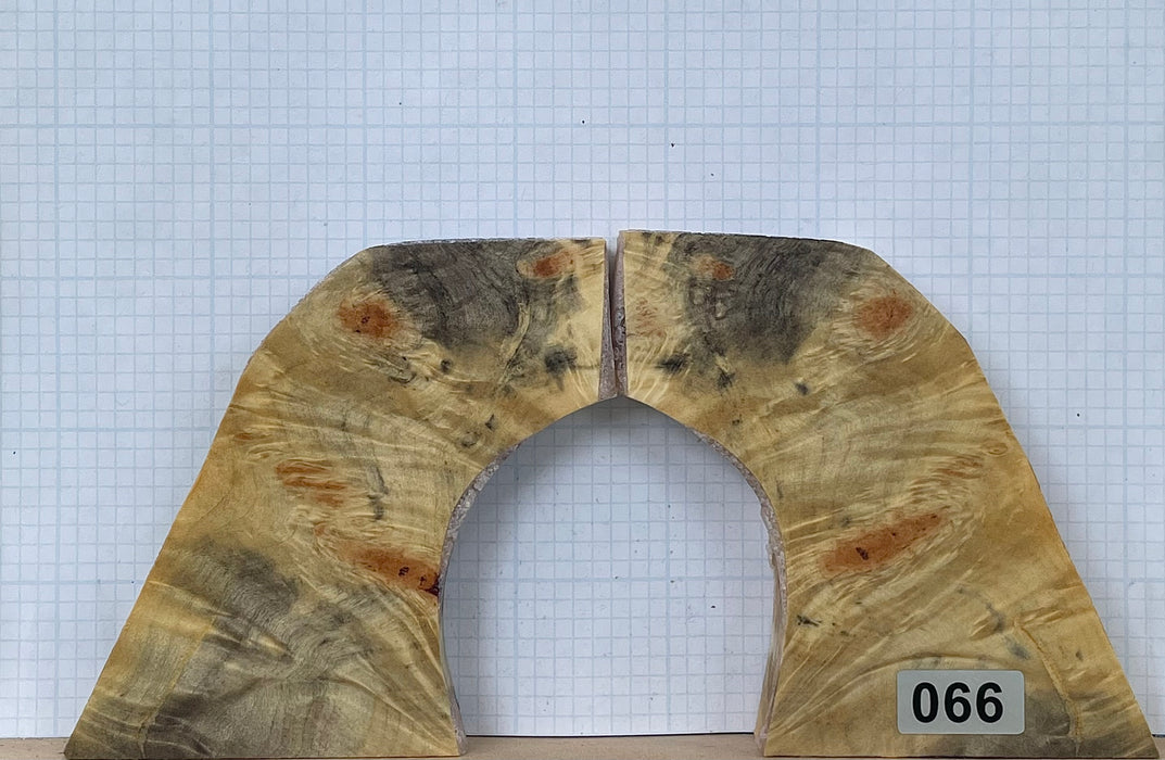 Buckeye Burl Wood Custom scales #066