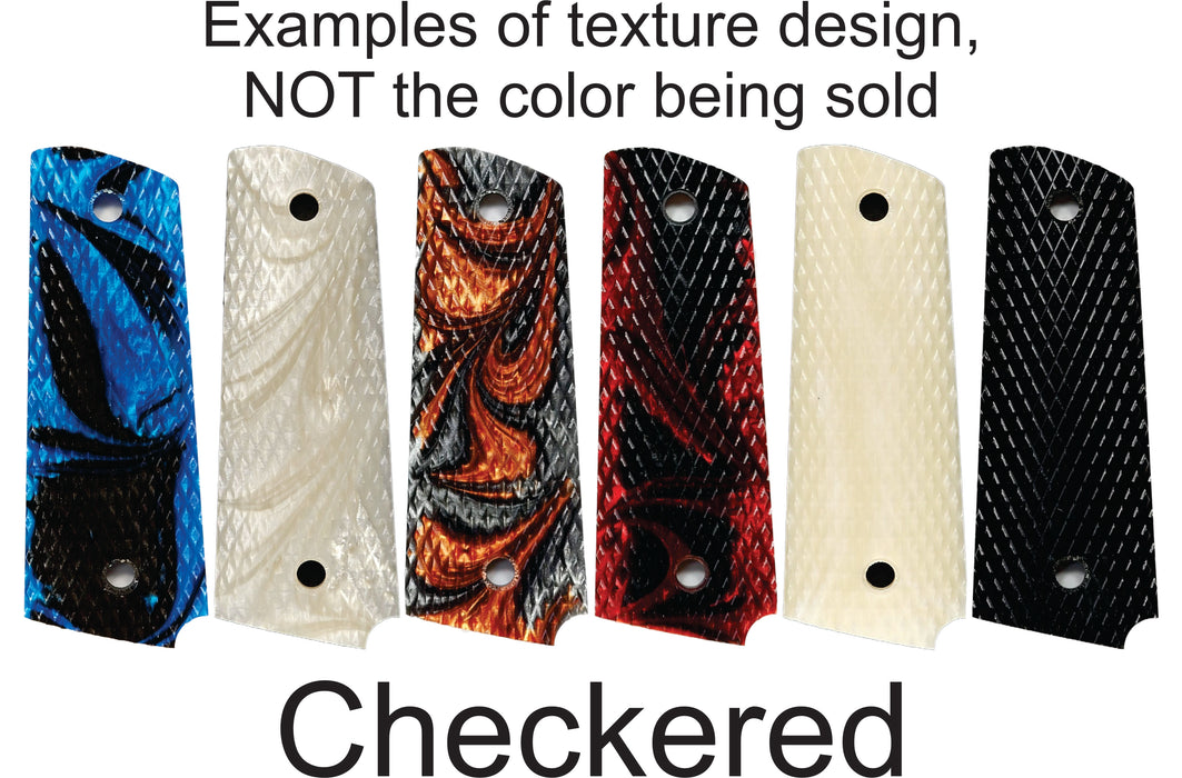 Purple & Black Pearl 1911 Grips (Full Size)