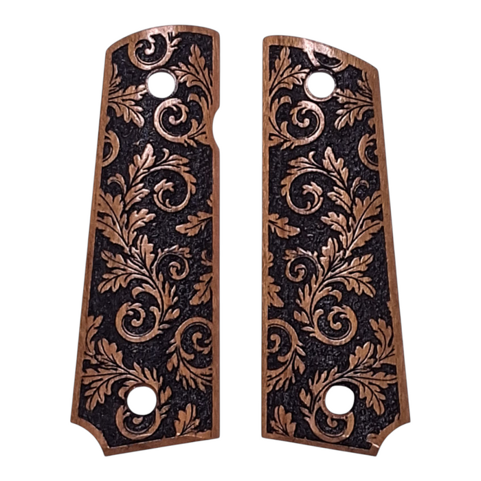 Cherry Inked Floral Grips Compatible/Replacement for Browning 1911-22 1911-380