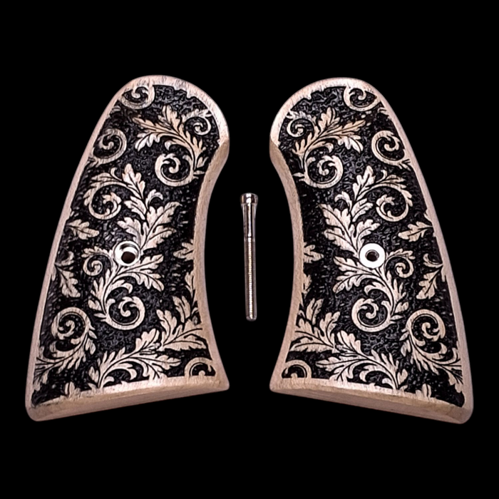 Maple Inked Floral Uberti Schofield Grips