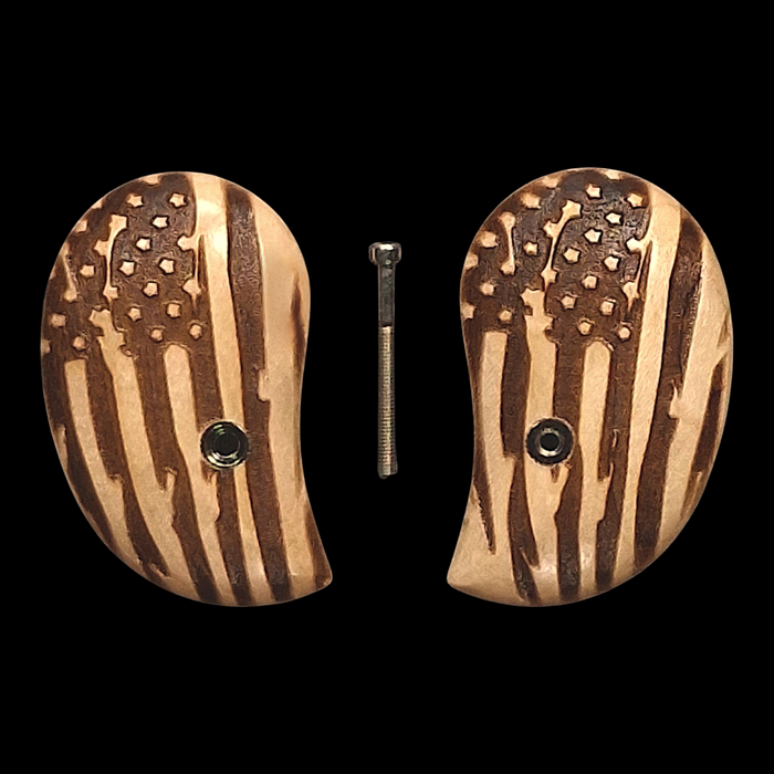 Maple American Flag Standard Bond Arms Derringer Grips