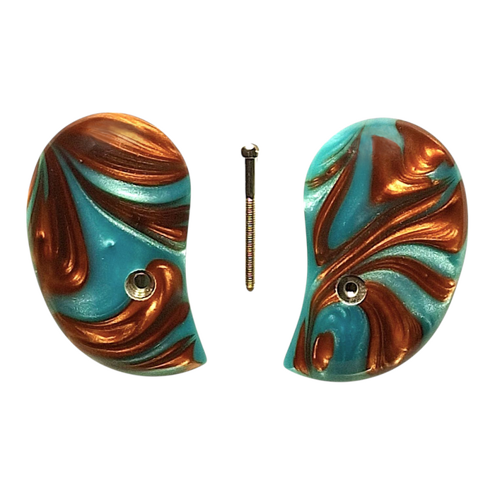 Copper & Turquoise Pearl Standard Bond Arms Derringer Grips