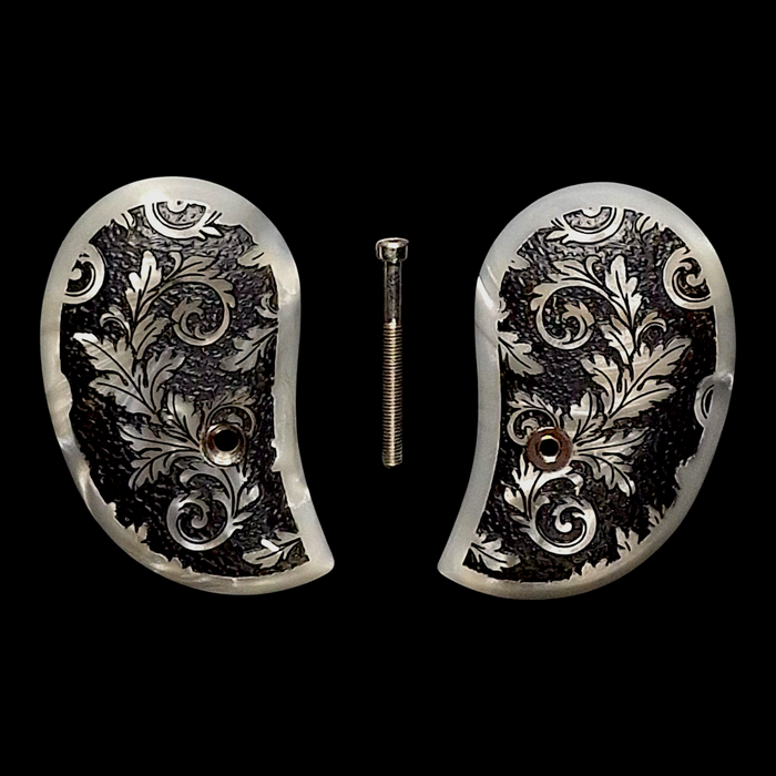 Pearl Floral Scroll Standard Bond Arms Derringer Grips