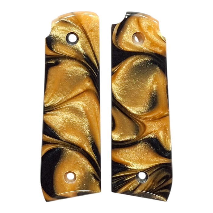 CLEARANCE-Gold & Black Pearl Ruger Mark IV 22/45 Grips
