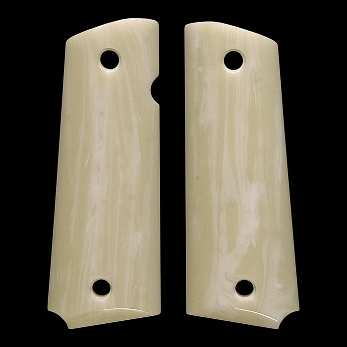 CLEARANCE-Faux Ivory Full Size 1911 Grips #2