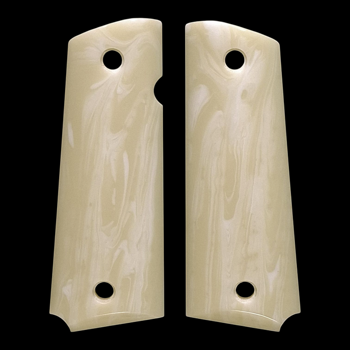 CLEARANCE-Faux Ivory Full Size 1911 Grips #3