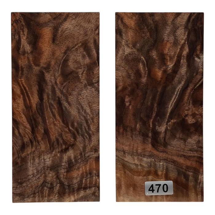 Figured Black Walnut Scales #470