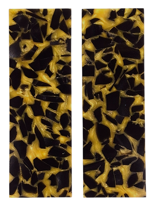 Yellow & Black Terrazzo Pearl Scale Sets