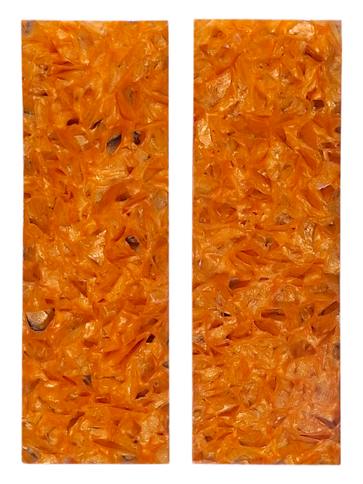Clear & Orange Terrazzo Pearl Scale Sets