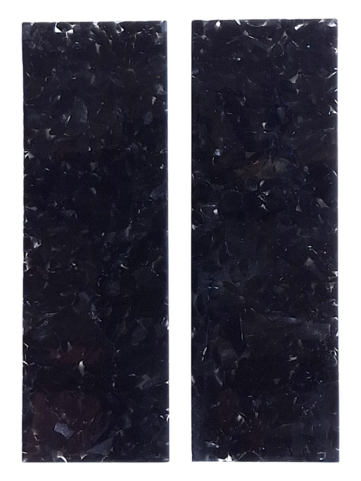 Clear & Black Terrazzo Pearl Scale Sets