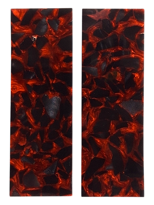 Red & Black Terrazzo Pearl Scale Sets