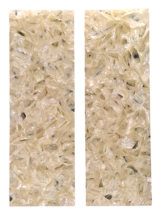 White & Clear Terrazzo Pearl Scale Sets