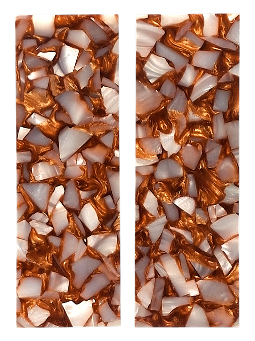 Copper & White Terrazzo Pearl Scale Sets