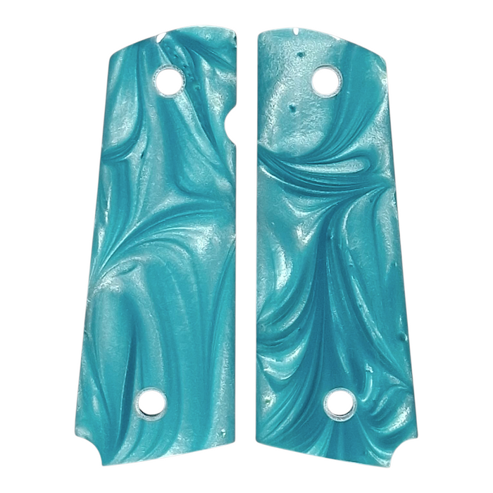 CLEARANCE - Tiffany Blue Pearl 1911 Grips (Full Size)