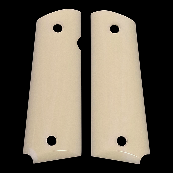 Faux Ivory Low-Profile 1911 Grips (Full Size)
