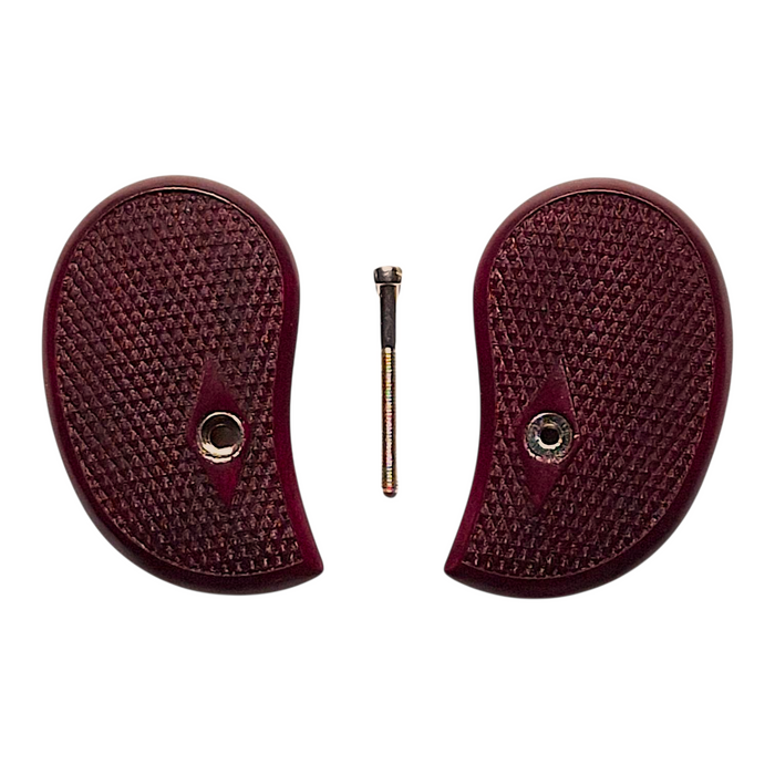 Rosewood Checkered Standard Bond Arms Derringer Grips