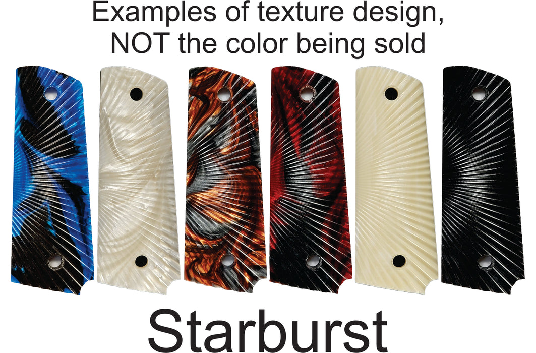 Purple & Black Pearl 1911 Grips (Full Size)