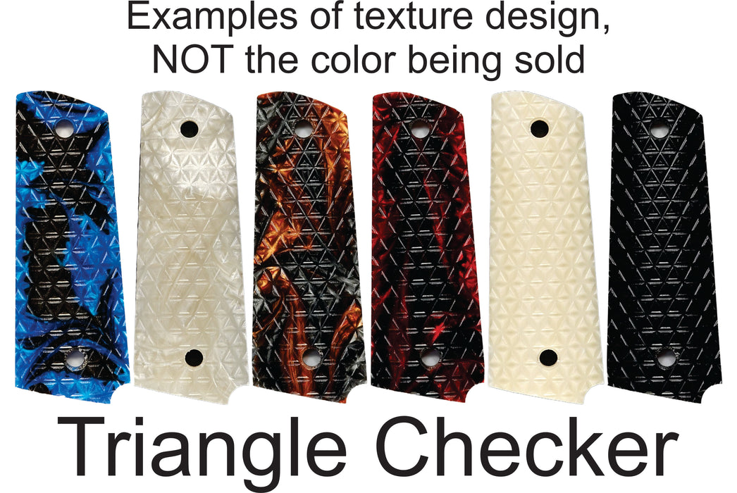 Purple & Black Pearl 1911 Grips (Full Size)