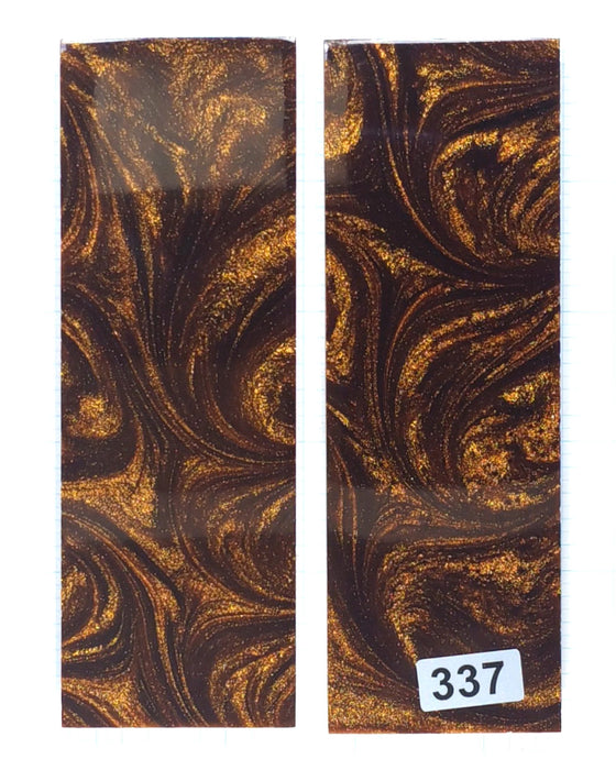 Dark Gold Pearl scales #337
