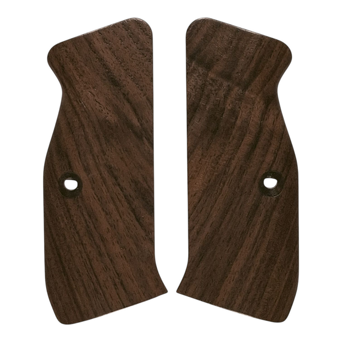 CLEARANCE-Finished Walnut CZ-75 Grips