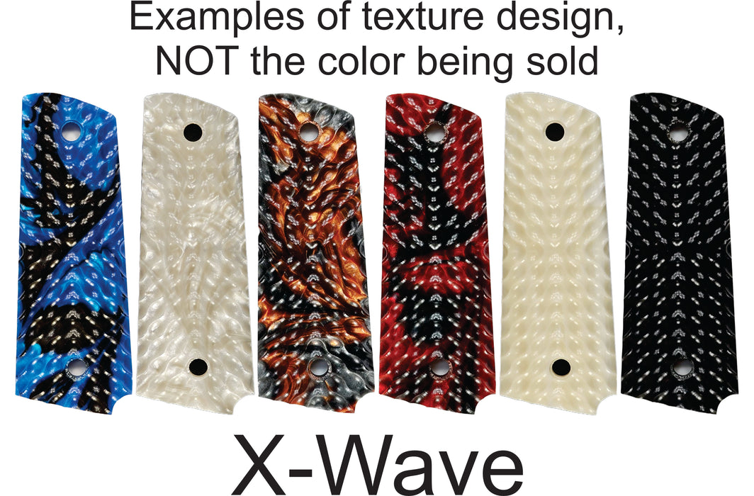 Purple & Black Pearl 1911 Grips (Full Size)