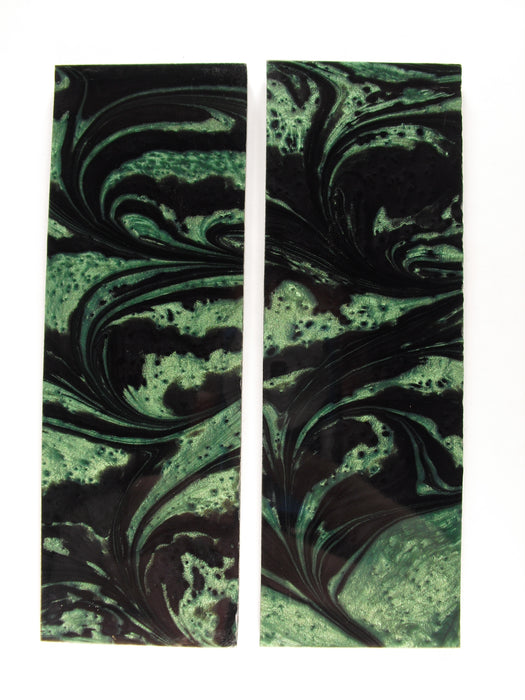 Black & Dark Green Pearl Scale Sets