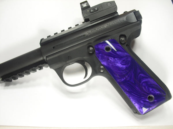Purple Pearl Ruger Mark III 22/45 Grips