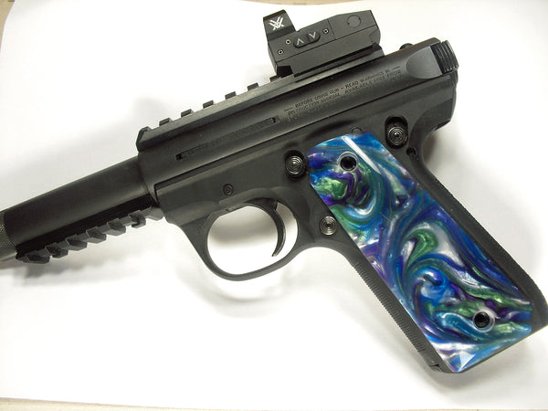 Abalone Pearl Ruger Mark III 22/45 Grips