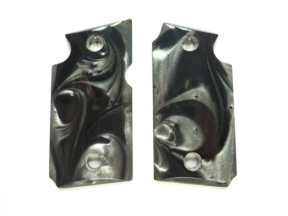 Silver & Black Pearl Sig Sauer P938 Grips X