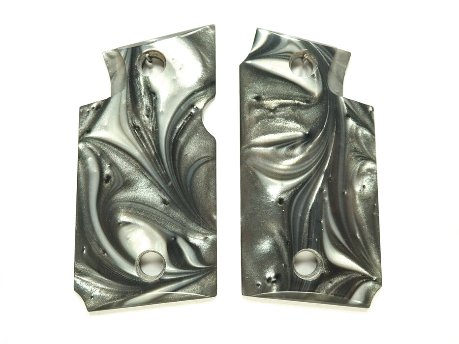 Silver & White Pearl Springfield Armory 911 9mm Grips X