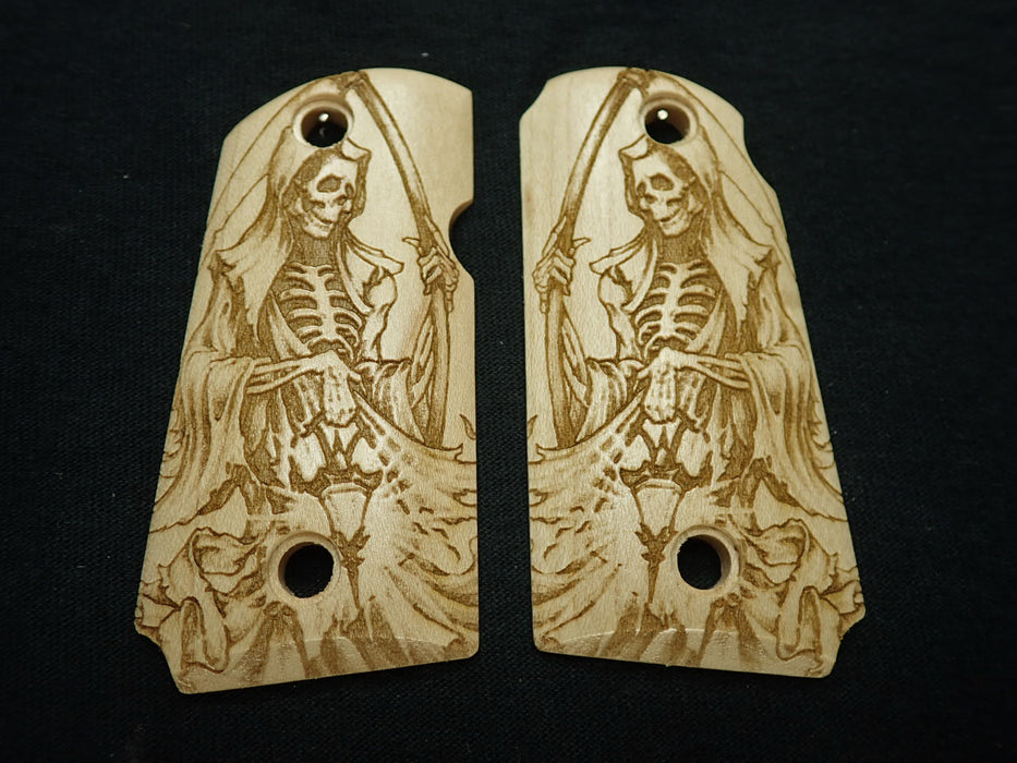 Maple Grim Reaper Kimber Micro 9 Grips