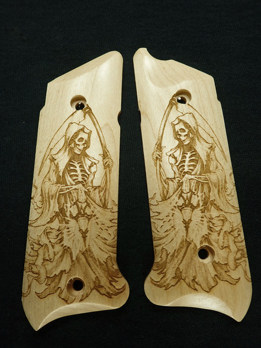 Maple Grim Reaper Ruger Mark IV Grips