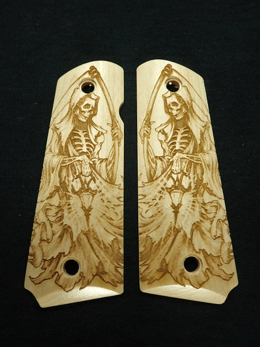 Maple Grim Reaper 1911 Grips (Full Size)