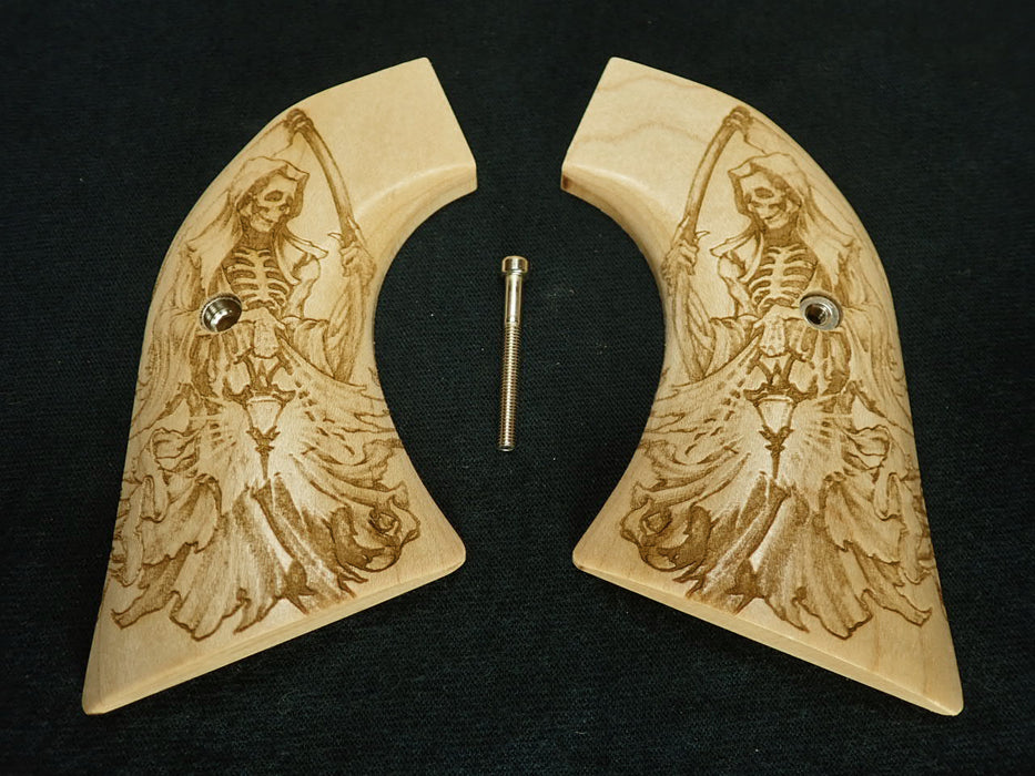 Maple Grim Reaper Ruger Vaquero/Blackhawk/Wrangler Grips