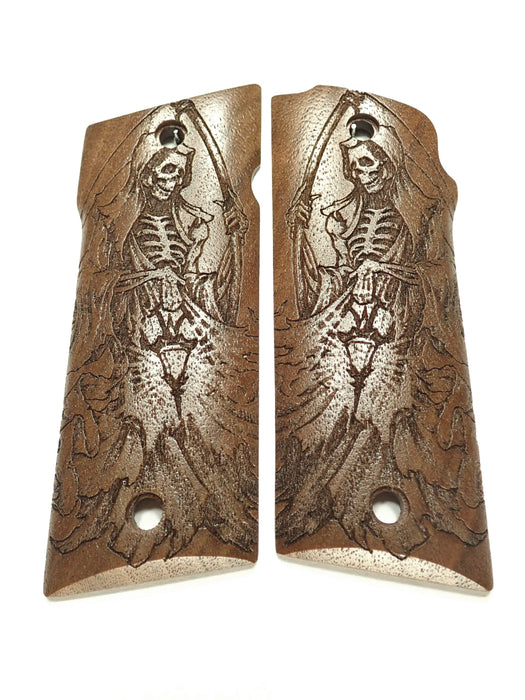 Walnut Grim Reaper Coonan .357 Grips X