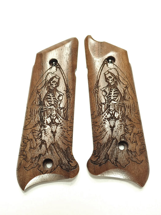 Walnut Grim Reaper Ruger Mark IV Grips